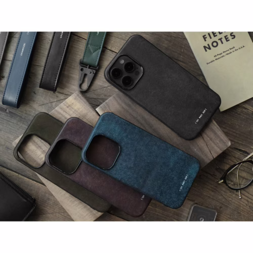GRAMS(28) รุ่น 121 MagSafe Leather (Snowflake Leather) - เคส iPhone 16 Pro - สี Black - Image 7