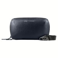 GRAMS(28) รุ่น 131 Essential Pouch - กระเป๋าอเนกประสงค์ - สี Pebbled Navy Blue