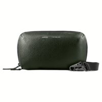 GRAMS(28) รุ่น 131 Essential Pouch - กระเป๋าอเนกประสงค์ - สี Pebbled Dark Green