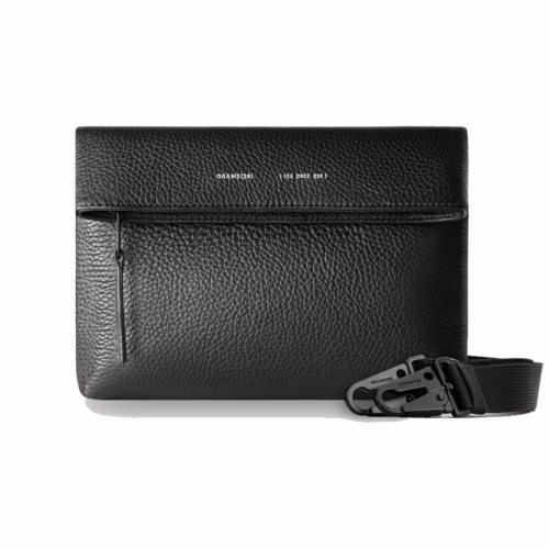 GRAMS(28) รุ่น 153 Sling Mini - กระเป๋า - สี Pebbled Black - Image 7