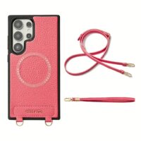 Custype รุ่น Original Design Case - Bundle Set - เคส Galaxy S25 Ultra - สี Peach Pink/Strap