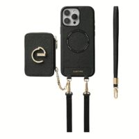 Custype รุ่น Original Design Case - Bundle Set - เคส iPhone 16 Pro Max - สี Black (พร้อมกระเป๋าติดหลังมือถือและสาย)