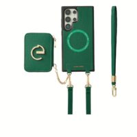 Custype รุ่น Original Design Case - Bundle Set - เคส Galaxy S25 Ultra - สี Green (พร้อมกระเป๋าติดหลังมือถือและสาย)