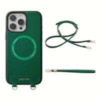 Custype รุ่น Original Design Case - Bundle Set - เคส iPhone 16 Pro Max - สี Green/Strap