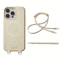 Custype รุ่น Original Design Case - Bundle Set - เคส iPhone 16 Pro Max - สี Beige/Strap