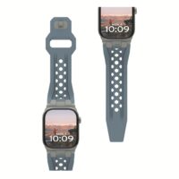 UAG รุ่น Monarch - สายนาฬิกา Apple Watch 42/44/45/49mm - สี Cloud Blue/Titanium