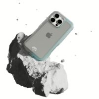 Ples รุ่น Arche TwoFace - เคส iPhone 16 Pro Max - สี Silver/Powder Blue