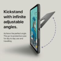 tineeOWL รุ่น DOVE - เคส iPad Pro 11" (5th/2024) - สี Black