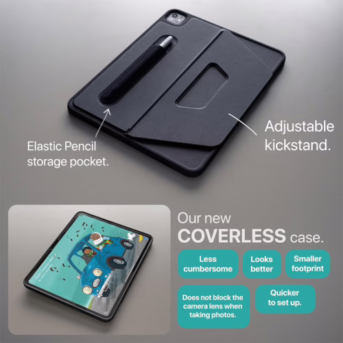 tineeOWL รุ่น DOVE - เคส iPad Pro 11" (5th/2024) - สี Black - Image 3