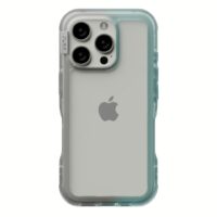 Ples รุ่น Arche TwoFace - เคส iPhone 16 Pro - สี Silver/Powder Blue