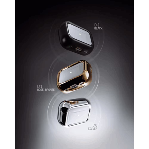 Arc รุ่น Pulse Aluminum - เคส AirPods Pro 2/1 - สี Matte Black - Image 5
