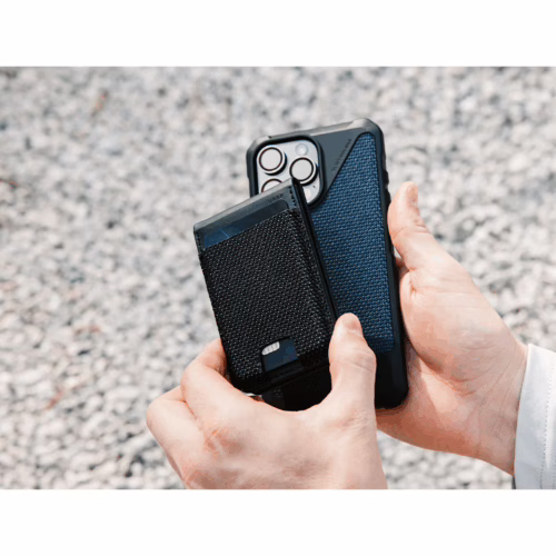 UAG รุ่น Metropolis Wallet - ที่เก็บบัตรติดหลังมือถือ - สี Kevlar Black - Image 10