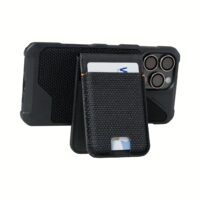 UAG รุ่น Metropolis Wallet - ที่เก็บบัตรติดหลังมือถือ - สี Kevlar Black