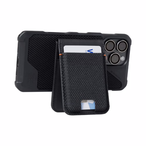 UAG รุ่น Metropolis Wallet - ที่เก็บบัตรติดหลังมือถือ - สี Kevlar Black - Image 7