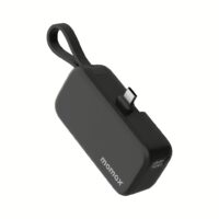Momax รุ่น 1-Power Mini หัวชาร์จ USB-C - พาวเวอร์แบงค์ความจุ 5000 mAh - สี Black
