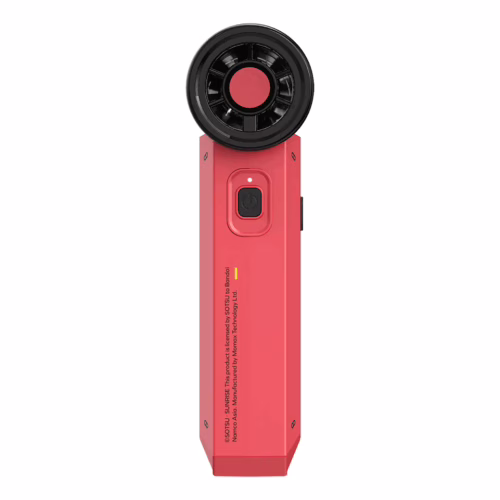 Momax รุ่น 1° Airo - พัดลม+ดูดฝุ่น แบบพกพา 2-in-1 - สี MS-06S-Red (Limited Edition) - Image 2