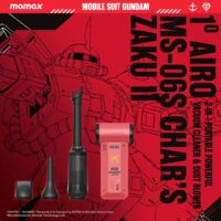 Momax รุ่น 1° Airo - พัดลม+ดูดฝุ่น แบบพกพา 2-in-1 - สี MS-06S-Red (Limited Edition)