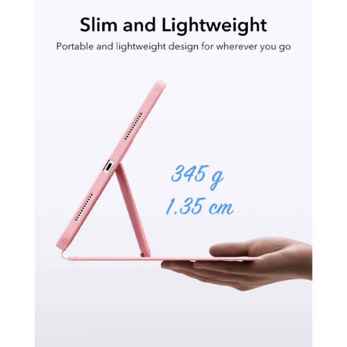 ESR รุ่น Flip Magnetic Case (Pencil Holder) - เคส iPad 11" (A16/2025), iPad 10.9" (10th/2022) - สี Pink - Image 7