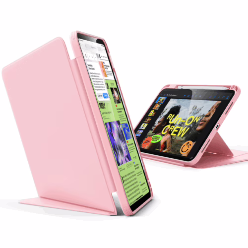 ESR รุ่น Flip Magnetic Case (Pencil Holder) - เคส iPad 11" (A16/2025), iPad 10.9" (10th/2022) - สี Pink - Image 2