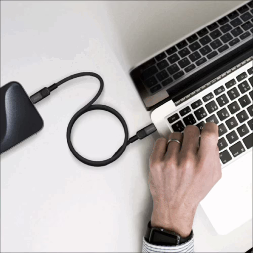 Momax สายชาร์จ รุ่น Mag.Link ชาร์จไว PD QC 3.0 100W USB-C to C (ยาว 1m) - สี Green - Image 5