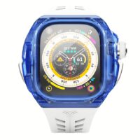 Y24 รุ่น BONDI - เซ็ตเคสและสายนาฬิกา Apple Watch (49mm) - สี Blue/Silver